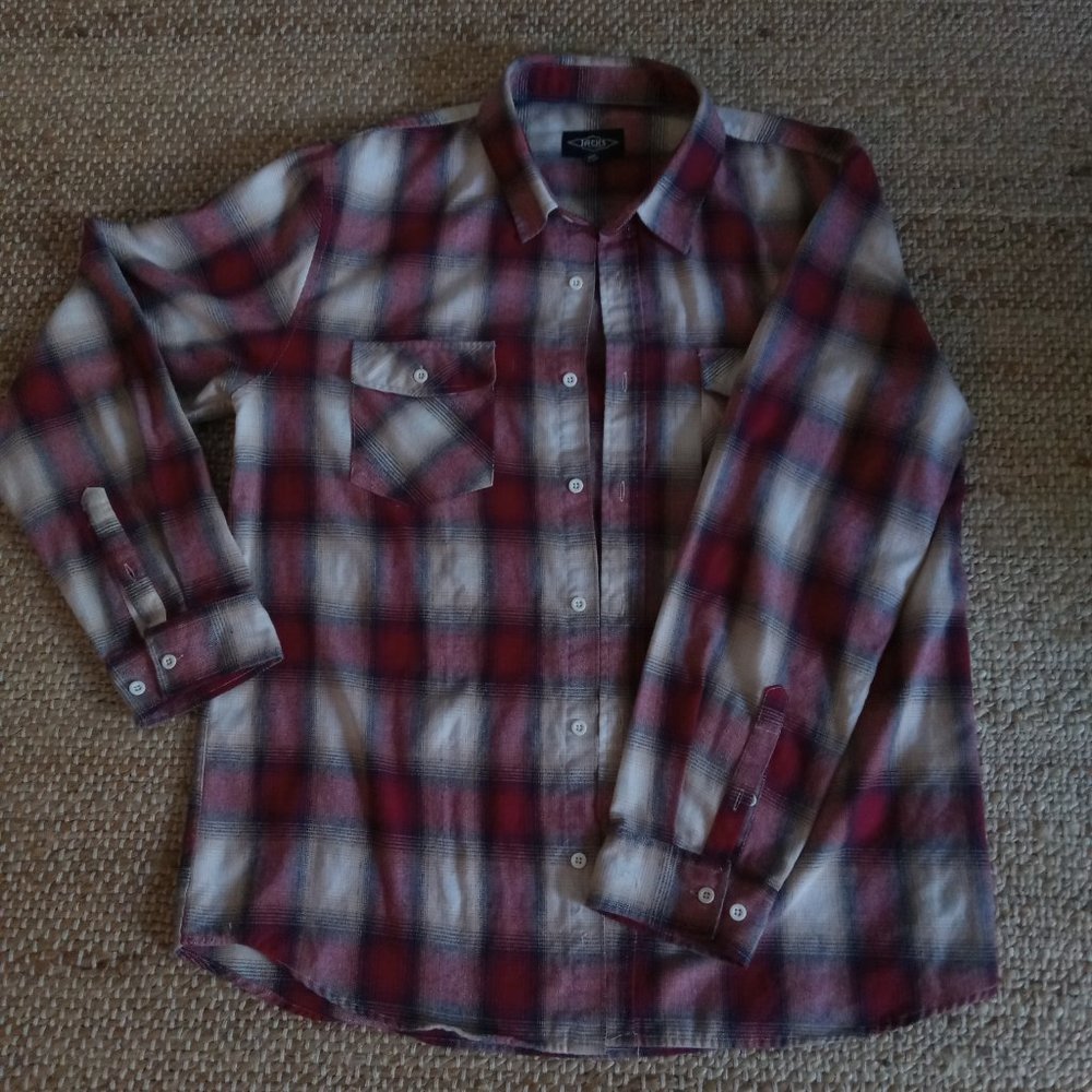 Men's JACKS Button Down Plaid Shirt